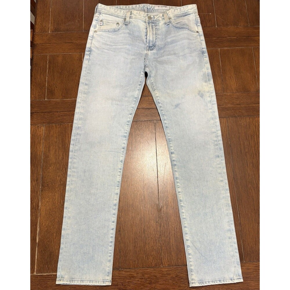 AG Adriano Goldschmied Light Wash Denim Blue Jeans Mens 32x33 NWOT